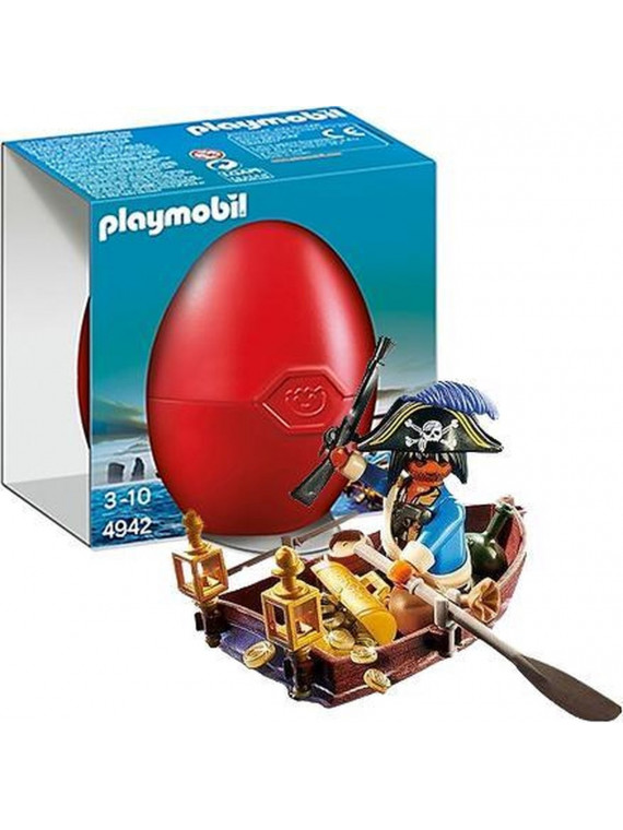 Playmobil  4942 Pirate avec barque et trésor Oeuf de Pâques