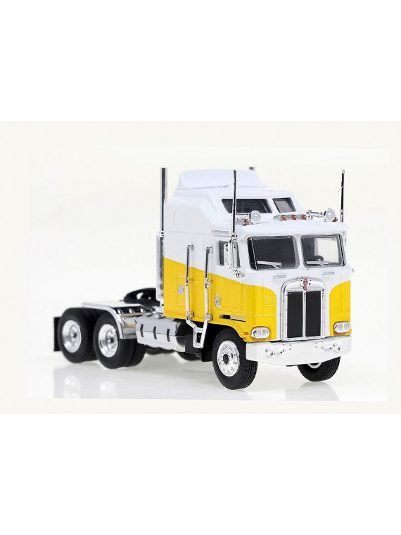 BREKINA 85732 KENWORTH K 100 AERODYNE blanc et jaune 1:87