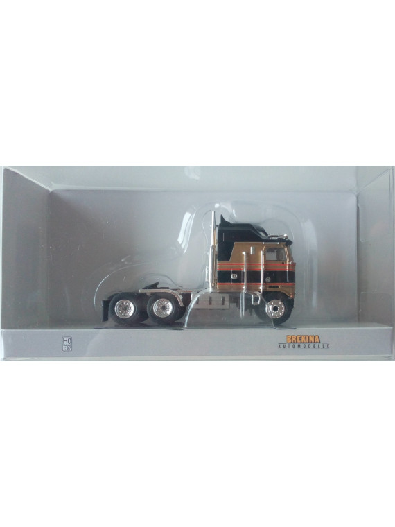 BREKINA 85733 KENWORTH K 100 AERODYNE Noir et or 1:87