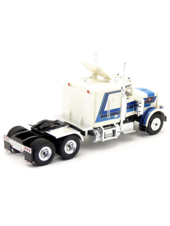 BREKINA 85714 Peterbilt 359 Blanc Métallisé , Bleu, 1973, 1:87 H0