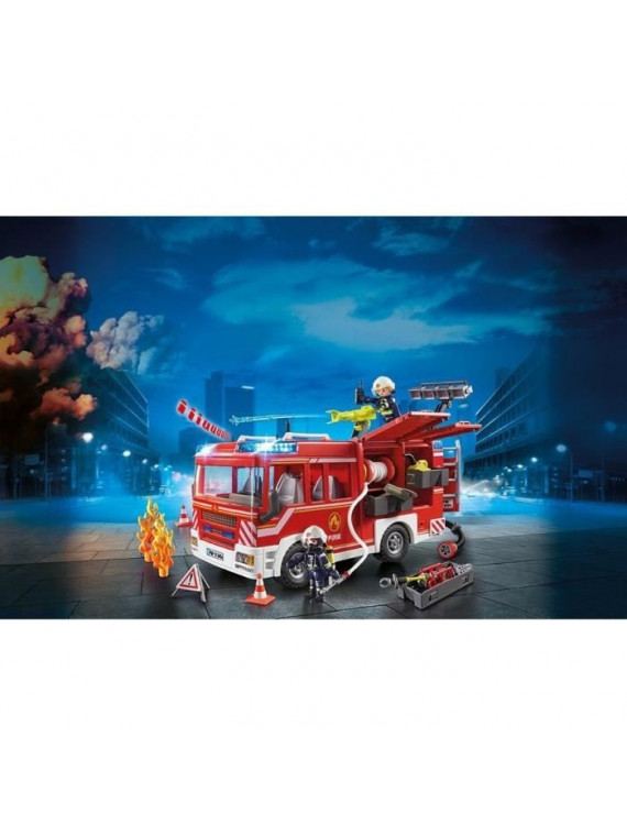 PLAYMOBIL 9464 City Action Fourgon d'intervention des pompiers