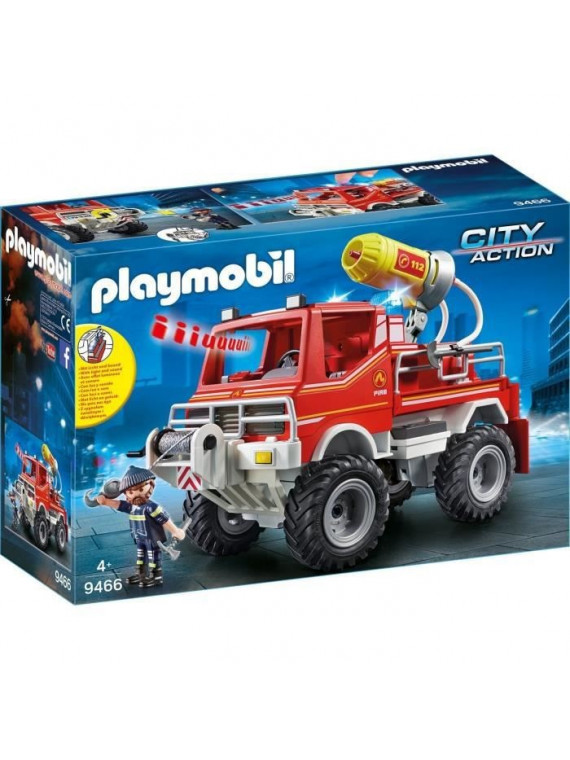 PLAYMOBIL 9466 City Action  Camion 4x4 de pompier avec lance-eau