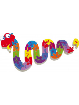 PUZZLE ALPHABET SERPENT BOIS DE SMALL FOOT...