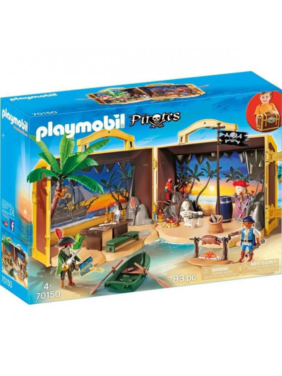 PLAYMOBIL 70150 Les Pirates Coffre des pirates transportable