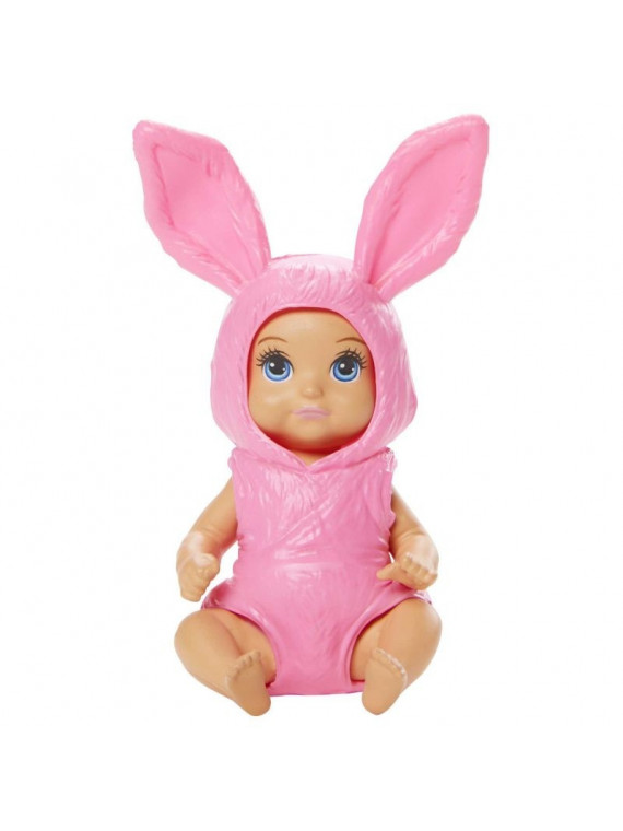 Barbie Skipper Babysitters Inc GPR02 Mini Poupée Bébé en Costume lapin rose GRP02