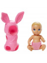 Barbie Skipper Babysitters Inc GPR02 Mini Poupée Bébé en Costume lapin rose GRP02