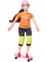 BARBIE Jeux Olympiques Tokyo 2020 Championne de Skateboard GJL78