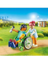 PLAYMOBIL  70193 City Life L'Hôpital  Patient en fauteuil roulant