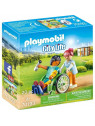 PLAYMOBIL  70193 City Life L'Hôpital  Patient en fauteuil roulant