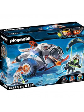 PLAYMOBIL  Top Agents 70231 Véhicule des neiges