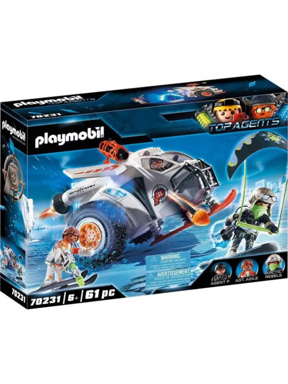 PLAYMOBIL  Top Agents 70231 Véhicule des neiges