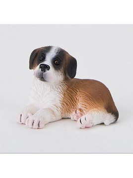 BULLYLAND FIGURINE CHIOT BONGO  SAINT BERNARD...