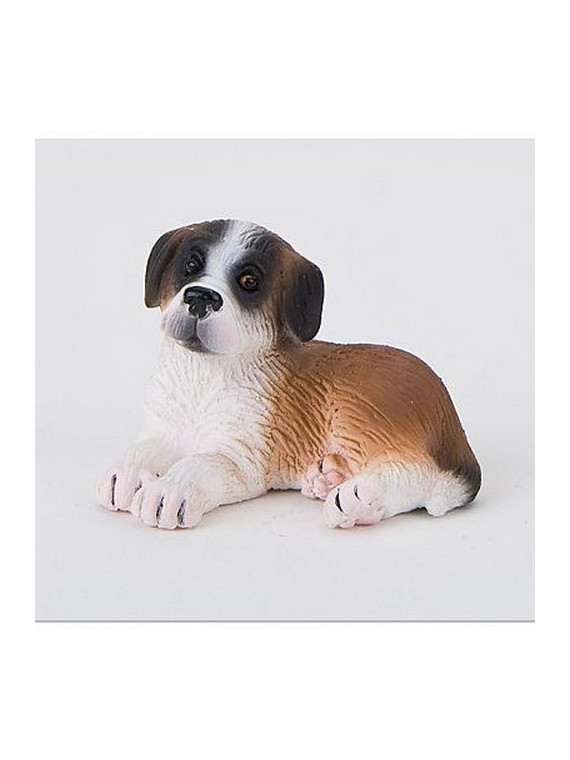 BULLYLAND FIGURINE CHIOT BONGO  SAINT BERNARD 65431