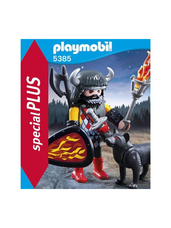 PLAYMOBIL 5385  Guerrier avec Loup