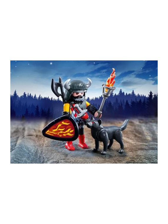 PLAYMOBIL 5385  Guerrier avec Loup