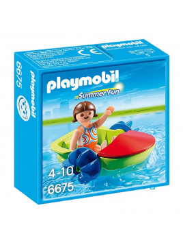 PLAYMOBIL 6675 Summer Fun Enfant avec bateau à...