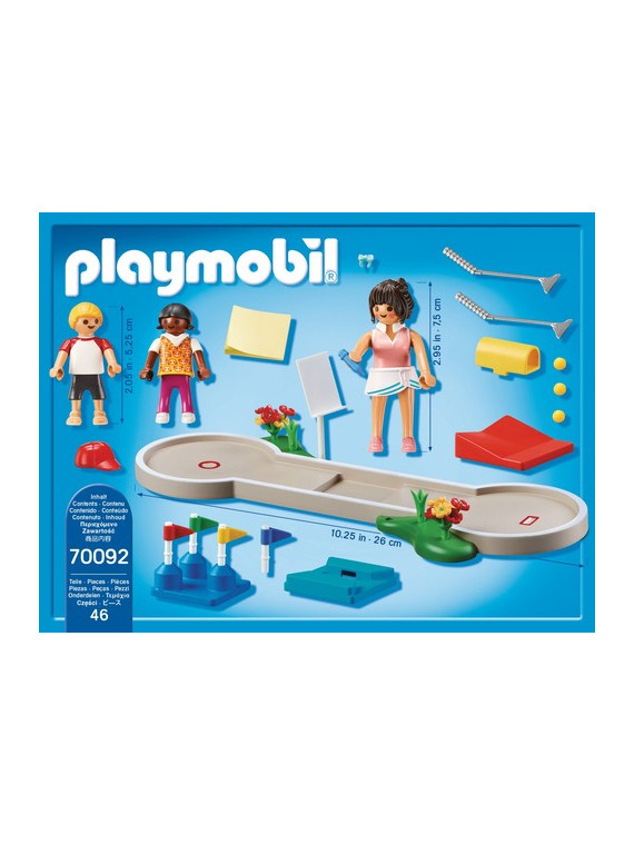 PLAYMOBIL 70092 Family Fun Le Camping Mini-golf