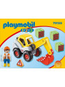 PLAYMOBIL 70125  PLAYMOBIL 1.2.3 Pelleteuse