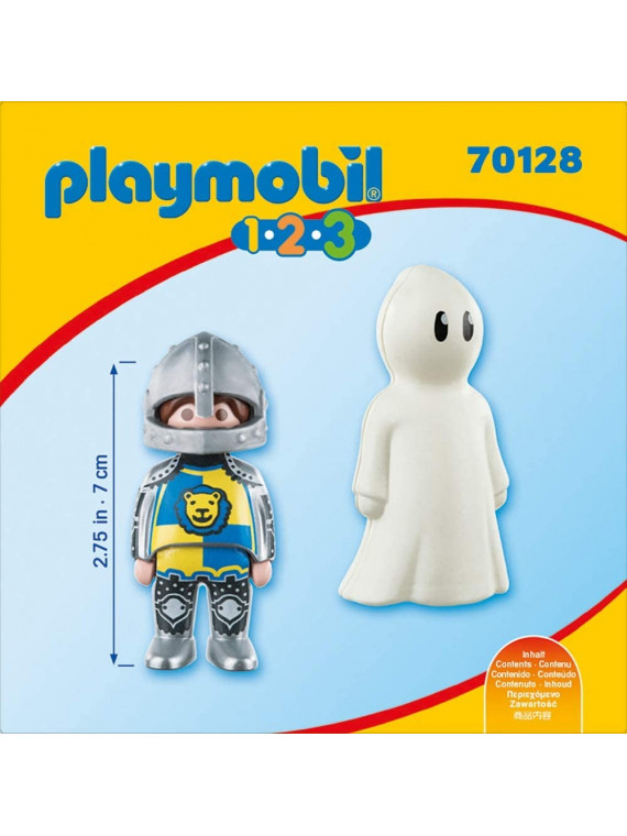 PLAYMOBIL 70128 PLAYMOBIL 1.2.3 Chevalier et fantôme