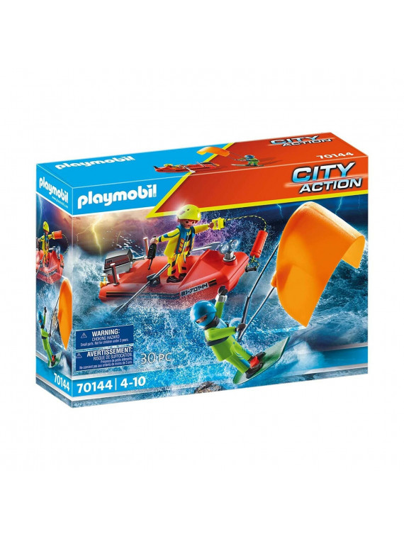 PLAYMOBIL 70144 City Action Secouriste et kitesurfer