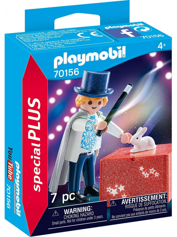 PLAYMOBIL 70156 City Life Spécial Plus  Magicien et  lapin