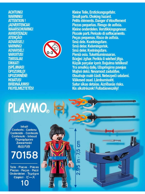 PLAYMOBIL 70158 LE COMBATTANT ASIATIQUE