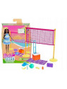 BARBIE set de beachvolley Loves The Ocean rose/bleu 4-pièces sans poupée GYG18