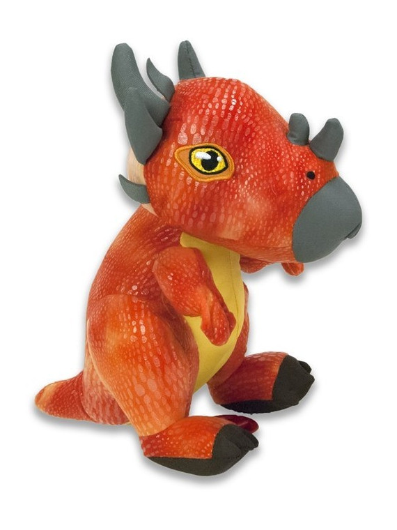 PELUCHE DINOSAURE STIGGY TRICERATOPS ORANGE 90028