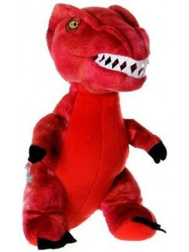 PELUCHE JURASSIC WORLD ALLOSAURE ROUGE  33 CM