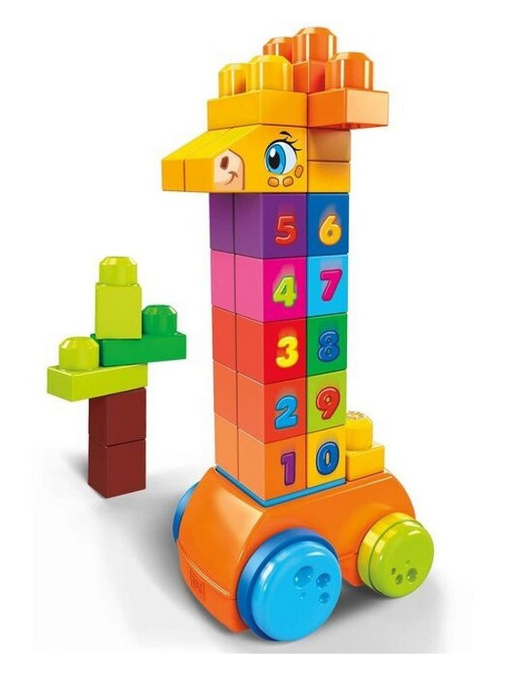 Mega Bloks La Girafe des Chiffres, jeu de blocs de construction 30 pièces gfg19