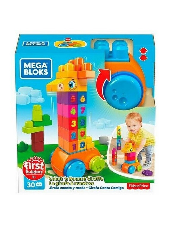 Mega Bloks La Girafe des Chiffres, jeu de blocs de construction 30 pièces gfg19