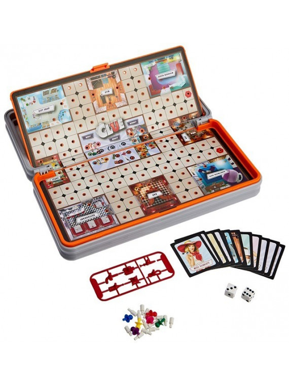 Cluedo Jeu de Société Cluedo Road Trip Jeu de Voyage Version Française