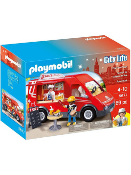 PLAYMOBIL 5677 City action Camion food truck...