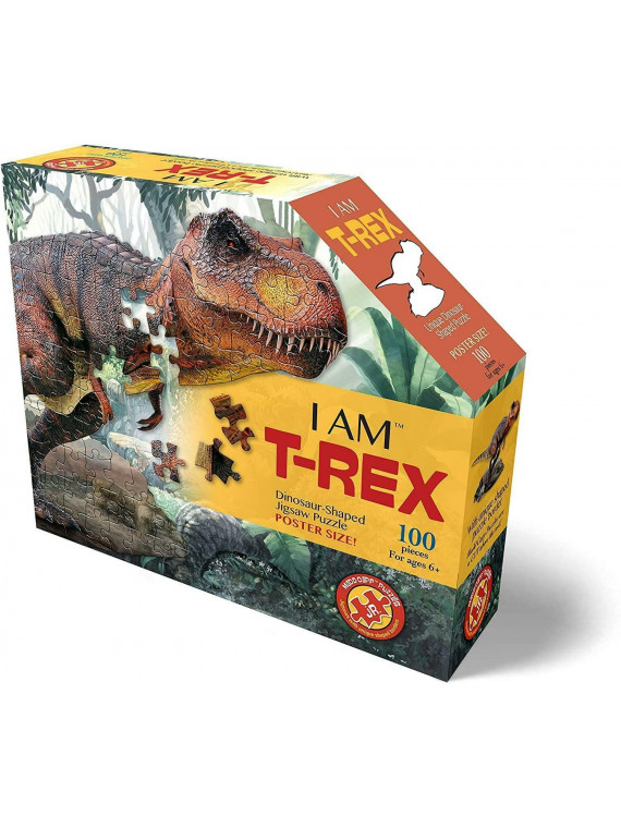 MADD CAPP PUZZLE T-REX I AM T-REX 100 PIECES 96X53CM 42759