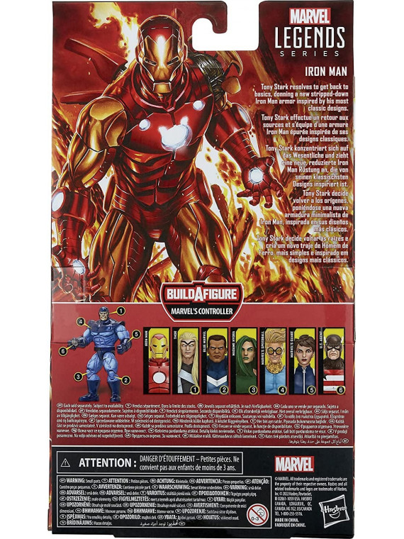 Marvel Legends Series Iron Man avec accessoires F47905X00