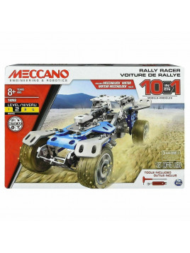 MECCANO VOITURE DE RALLYE 10 EN 1 AVEC MOTEUR...