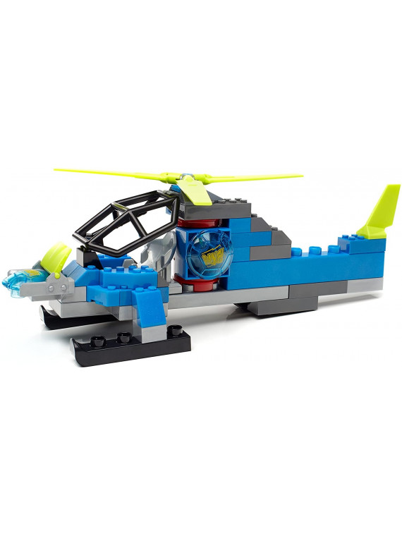 MEGABLOKS TORTUES NINJA HELICOPTERE SHREDDER ET LEO DMX11