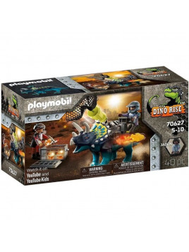 PLAYMOBIL  70627 Dino rise Triceratops et soldats