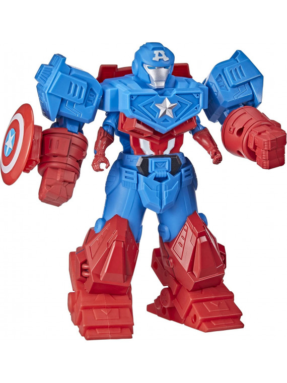 Marvel Avengers Figurine Captain America Deluxe et armure Mech Strike 15 cm F0262