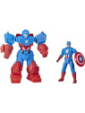 Marvel Avengers Figurine Captain America Deluxe et armure Mech Strike 15 cm F0262