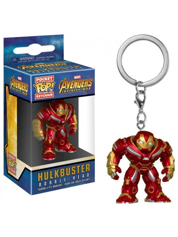 Porte-clé Funko Pocket Pop! Marvel  Avengers Infinity War: Hulkbuster