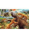 Puzzle Ravensburger 051793 MAMOUTH ET DINOSAURES 2x24 pièces