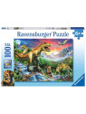 Ravensburger 106653  Puzzle Au Temps des Dinosaures  100 Pièces