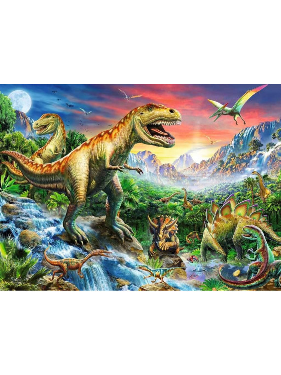 Ravensburger 106653  Puzzle Au Temps des Dinosaures  100 Pièces