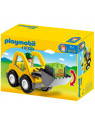 Playmobil 1.2.3  6775 Engin de chantier Chargeur et Ouvrier