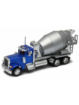 WELLY Peterbilt 379 CAMION TOUPIE BETON BLEU...