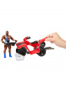 WWE Coffret Dérapage Véhicule Tout-Terrain Wrekkin et 1 figurine articulée HDM06