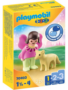 PLAYMOBIL 1.2.3 70403 FEE AMIE AVEC RENARD