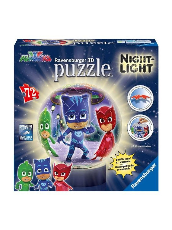 Ravensburger 11771 PJ MASKS Puzzle Lampe de 72 Pièces