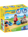 PLAYMOBIL 1.2.3 70406 Train pour chiens